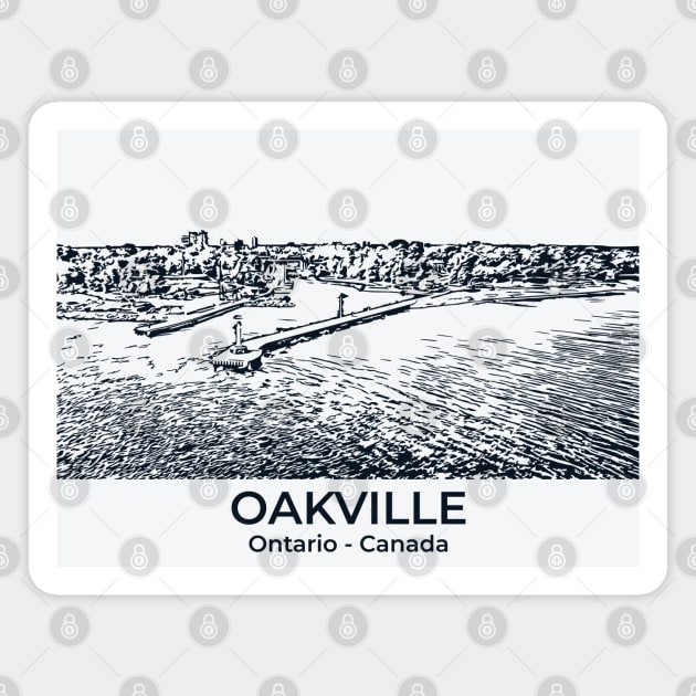 Oakville - Ontario Magnet by Lakeric